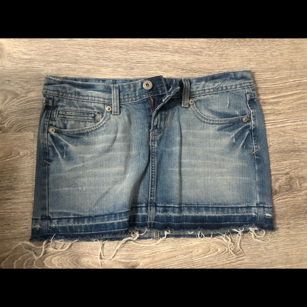 Cute jean mini skirt